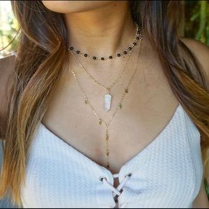 Lariat Y Gold Filled Necklace